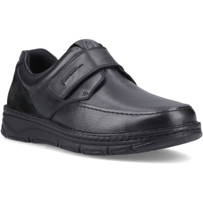 Hush Puppies Forde Leder Slipper für Herren mit Touch-Verschluss in Schwarz Schwarz EU 43 / UK 9 Hush Puppies Forde Leder Slipper für Herren mit Touch-Verschluss in Schwarz Schwarz EU 43 / UK 9