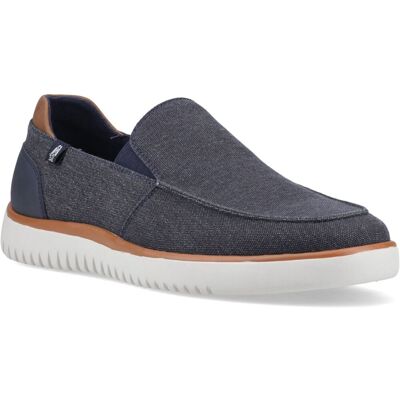 Hush Puppies Damon Schlupfschuhe Textil Herren Navy Slipper Marine EU 44.5 / UK 10 Hush Puppies Damon Schlupfschuhe Textil Herren Navy Slipper Marine EU 44.5 / UK 10