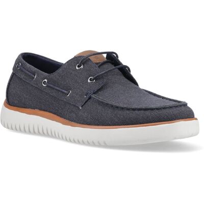 Hush Puppies Daniel Canvas Segelschuhe für Herren in Marineblau Marine EU 40,5 / UK 7 Hush Puppies Daniel Canvas Segelschuhe für Herren in Marineblau Marine EU 40,5 / UK 7