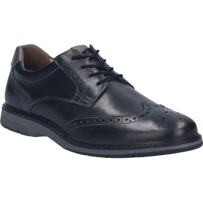 JOSEF SEIBEL Herren Halbschuh Stuart 04 in schwarz-kombi Schwarz EU42 JOSEF SEIBEL Herren Halbschuh Stuart 04 in schwarz-kombi Schwarz EU42