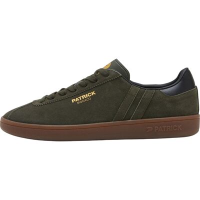 Patrick - "Monaco" Sneaker für Herren, Wildleder, Cupsohle (Oliv/Schwarz) Olive EU 43 / UK 9 Patrick - "Monaco" Sneaker für Herren, Wildleder, Cupsohle (Oliv/Schwarz) Olive EU 43 / UK 9