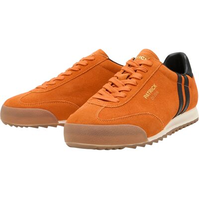 Patrick - "Dijon" Sneaker für Herren, Wildleder (Orange/Schwarz) Orange EU 39/UK 6 Patrick - "Dijon" Sneaker für Herren, Wildleder (Orange/Schwarz) Orange EU 39/UK 6
