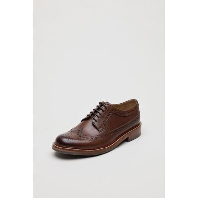 Chapman Moore Chapman & Moore Longwing Brogue Country Leder Herren Schuhe Choco Braun EU 40,5 / UK 7 Chapman Moore Chapman & Moore Longwing Brogue Country Leder Herren Schuhe Choco Braun EU 40,5 / UK 7