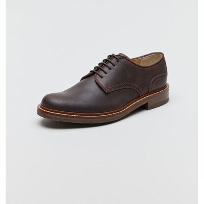 Chapman Moore Chapman & Moore Klassische Derby-Landleder-Herrenschuhe Choco Braun EU 43 / UK 9 Chapman Moore Chapman & Moore Klassische Derby-Landleder-Herrenschuhe Choco Braun EU 43 / UK 9