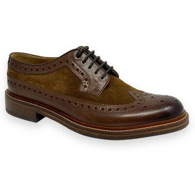 Chapman Moore Chapman & Moore Longwing Brogue Leder/Suede Herren Mahagoni/Tabak Schuhe Braun EU 44.5 / UK 10 Chapman Moore Chapman & Moore Longwing Brogue Leder/Suede Herren Mahagoni/Tabak Schuhe Braun EU 44.5 / UK 10