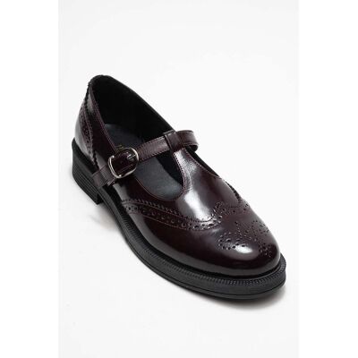 Forever & Always Janney Leder Riemen Loafer Burgund US 39 Forever & Always Janney Leder Riemen Loafer Burgund US 39