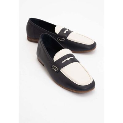 Forever & Always Skye Leder Loafer Damen Marine US 39 Forever & Always Skye Leder Loafer Damen Marine US 39