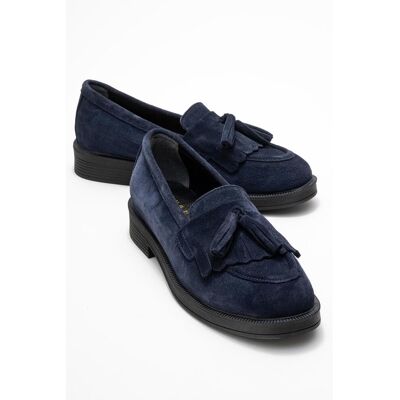 Forever & Always Milly Leder Quaste Loafer Marine US 39 Forever & Always Milly Leder Quaste Loafer Marine US 39
