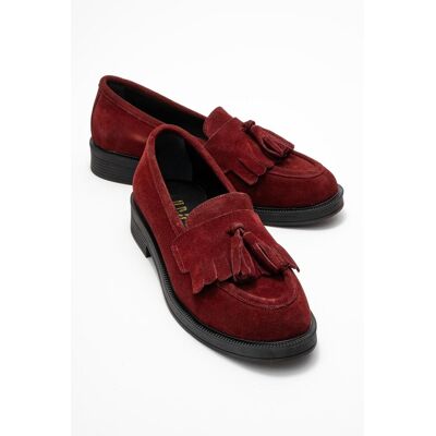 Forever & Always Milly Leder Quaste Loafer Burgund EU40 Forever & Always Milly Leder Quaste Loafer Burgund EU40