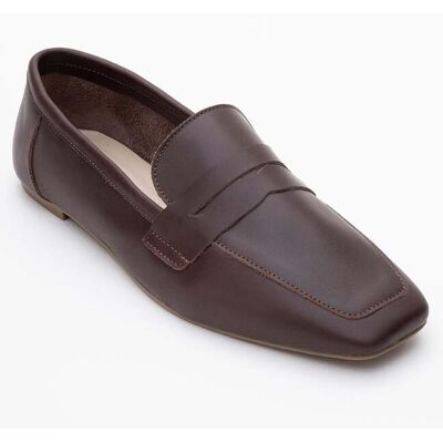 Forever & Always Morne Leder Loafer Damen Dunkelbraun EU40 Forever & Always Morne Leder Loafer Damen Dunkelbraun EU40