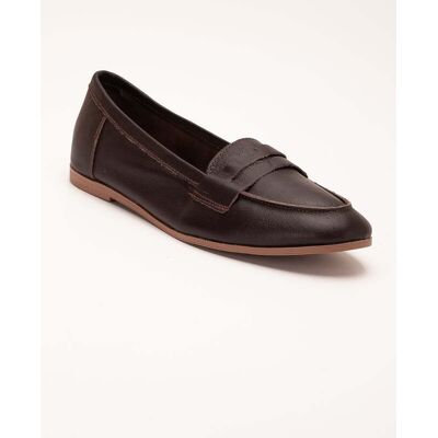 Forever & Always Dorothy Leder Loafer Dunkelbraun EU40 Forever & Always Dorothy Leder Loafer Dunkelbraun EU40