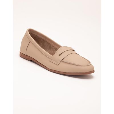 Forever & Always Dorothy Leder Loafer Beige EU 38 Forever & Always Dorothy Leder Loafer Beige EU 38