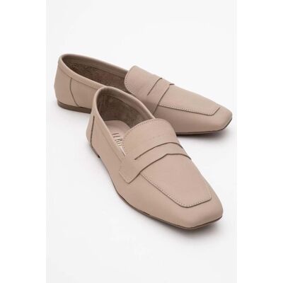 Forever & Always Morne Leder Loafer Damen Beige EU 38 Forever & Always Morne Leder Loafer Damen Beige EU 38