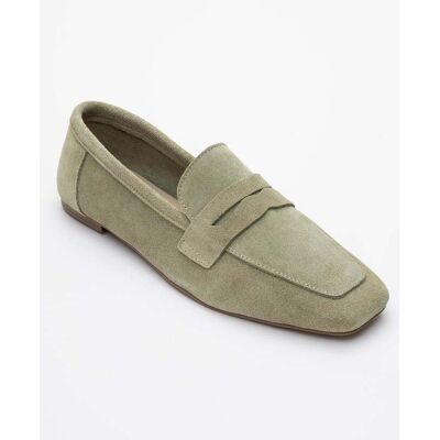 Forever & Always Morne Leder Loafer Damen Grün EU 37 Forever & Always Morne Leder Loafer Damen Grün EU 37