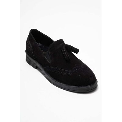 Forever & Always Alex Leder Quaste Loafer Schwarz US 39 Forever & Always Alex Leder Quaste Loafer Schwarz US 39