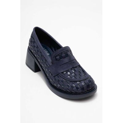 Prologue Marlon Gewebt Blockabsatz Loafer Damen Marine EU 37 Prologue Marlon Gewebt Blockabsatz Loafer Damen Marine EU 37