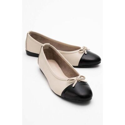Forever & Always Rayne Cap Zehenpartie Leder Ballerinas Damen Beige EU 38 Forever & Always Rayne Cap Zehenpartie Leder Ballerinas Damen Beige EU 38
