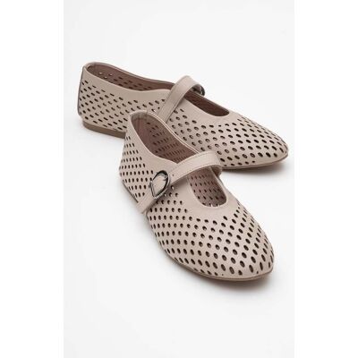 Forever & Always Arian Leder Ballerina Damen Beige EU 38 Forever & Always Arian Leder Ballerina Damen Beige EU 38