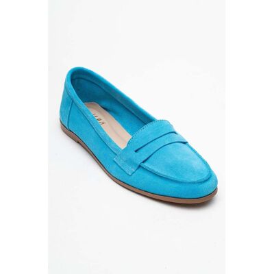 Forever & Always Dorothy Leder Loafer Hellblau EU 37 Forever & Always Dorothy Leder Loafer Hellblau EU 37