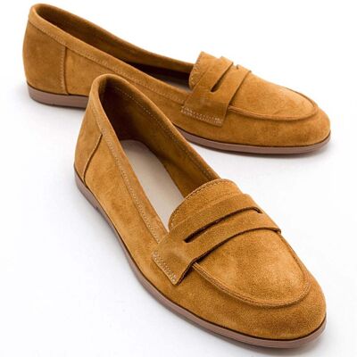 Forever & Always Dorothy Leder Loafer Senf EU 38 Forever & Always Dorothy Leder Loafer Senf EU 38