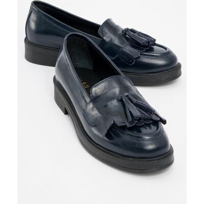 Forever & Always Milly Leder Quaste Loafer Marine EU 37 Forever & Always Milly Leder Quaste Loafer Marine EU 37
