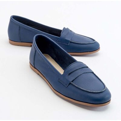 Forever & Always Dorothy Leder Loafer Marine EU 37 Forever & Always Dorothy Leder Loafer Marine EU 37