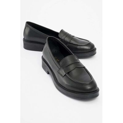 Forever & Always Bree Plateau Penny Leder Loafer Schwarz US 39 Forever & Always Bree Plateau Penny Leder Loafer Schwarz US 39