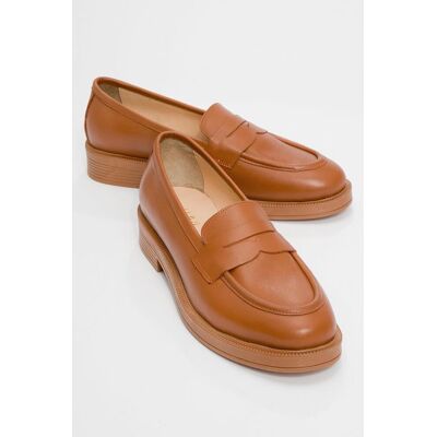 Forever & Always Bree Plateau Penny Leder Loafer Braun US 39 Forever & Always Bree Plateau Penny Leder Loafer Braun US 39