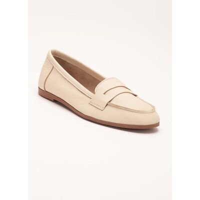 Forever & Always Dorothy Leder Loafer Beige EU 38 Forever & Always Dorothy Leder Loafer Beige EU 38