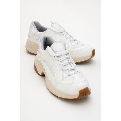 Prologue Bambi Bedruckte Mesh Turnschuhe Damen Weiß EU 37 Prologue Bambi Bedruckte Mesh Turnschuhe Damen Weiß EU 37