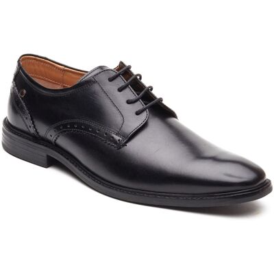 Base London Eton Schnürschuhe aus Leder für Herren in Schwarz Schwarz EU 40,5 / UK 7 Base London Eton Schnürschuhe aus Leder für Herren in Schwarz Schwarz EU 40,5 / UK 7