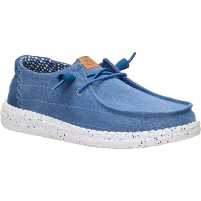 HEYDUDE Wendy Chambray Textil Damen Loafers in Marineblau Blau EU 37 / UK 4 HEYDUDE Wendy Chambray Textil Damen Loafers in Marineblau Blau EU 37 / UK 4