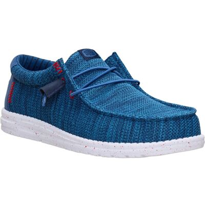 HEYDUDE Wally Stretch Sox Polyester Herren Mokassins in Marineblau/Multi Blau EU 40,5 / UK 7 HEYDUDE Wally Stretch Sox Polyester Herren Mokassins in Marineblau/Multi Blau EU 40,5 / UK 7
