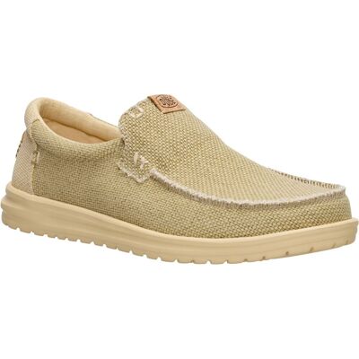 HEYDUDE Mikka Geflochtene Textil Herren Slipper in Olivgrau/Boulder Tan Olive EU 46 / UK 11 HEYDUDE Mikka Geflochtene Textil Herren Slipper in Olivgrau/Boulder Tan Olive EU 46 / UK 11