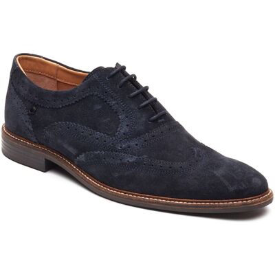 Base London Clarence Brogue Leder Herren Navy Brogues Schuhe Marine EU 39/UK 6 Base London Clarence Brogue Leder Herren Navy Brogues Schuhe Marine EU 39/UK 6