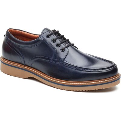 Base London Langdon Leder Herren Marineblau Bootschuhe Marine EU 47.5 / UK 12 Base London Langdon Leder Herren Marineblau Bootschuhe Marine EU 47.5 / UK 12