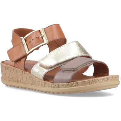 Hush Puppies Eliana Sandale Leder Damen Goldsandalen Gold EU 40,5 / UK 7 Hush Puppies Eliana Sandale Leder Damen Goldsandalen Gold EU 40,5 / UK 7