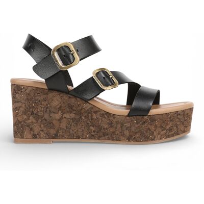 Blowfish Malibu Damen Schwarze Keil-Riemen-Espadrille-Sandalen – Ali Schwarz US 39 Blowfish Malibu Damen Schwarze Keil-Riemen-Espadrille-Sandalen – Ali Schwarz US 39