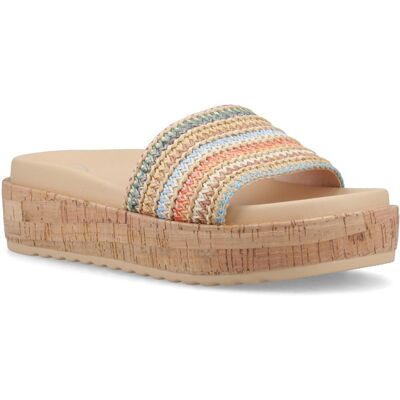 Rocket Dog Faye Alti Raffia Textil Frauen Mehrfarbige Sandalen Mehrfarben EU 40,5 / UK 7 Rocket Dog Faye Alti Raffia Textil Frauen Mehrfarbige Sandalen Mehrfarben EU 40,5 / UK 7