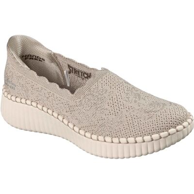 Skechers Wilshire Boulevard Polyester Damen Taupe Sneakers Taupe EU 40,5 / UK 7 Skechers Wilshire Boulevard Polyester Damen Taupe Sneakers Taupe EU 40,5 / UK 7