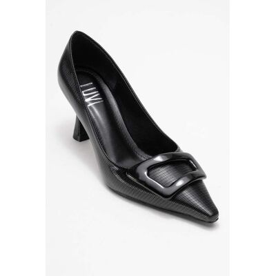 Prologue Astra Schnalle Spitzer Zehenbereich Pumps (Damen) Schwarz EU 38 Prologue Astra Schnalle Spitzer Zehenbereich Pumps (Damen) Schwarz EU 38