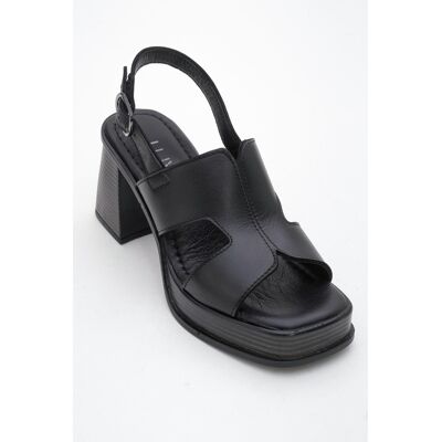 Forever & Always Zennia Leder Plateau Sandale (Women) Schwarz EU 37 Forever & Always Zennia Leder Plateau Sandale (Women) Schwarz EU 37