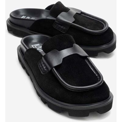 Forever & Always Vela Leder-Slipper Schwarz EU 38 Forever & Always Vela Leder-Slipper Schwarz EU 38