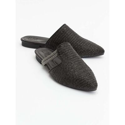 Prologue Pesa Gewebte Slipper (Damen) Schwarz EU 37 Prologue Pesa Gewebte Slipper (Damen) Schwarz EU 37