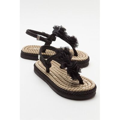 Prologue SANTRA Schnürer Thong Sandalen (Women) Schwarz EU40 Prologue SANTRA Schnürer Thong Sandalen (Women) Schwarz EU40