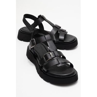 Forever & Always Melvin Leder Sandale Schwarz EU40 Forever & Always Melvin Leder Sandale Schwarz EU40
