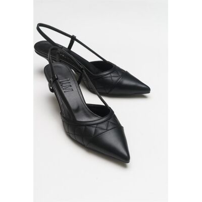 Prologue Point Spitzer Zehenbereich Slingback-Pumps (Damen) Schwarz EU 36 Prologue Point Spitzer Zehenbereich Slingback-Pumps (Damen) Schwarz EU 36