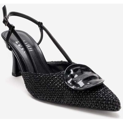 Prologue Levia Geflochtener Slingback-Pump mit spitzer Zehenpartie Schwarz EU 36 Prologue Levia Geflochtener Slingback-Pump mit spitzer Zehenpartie Schwarz EU 36