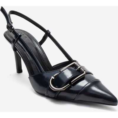 Prologue Noen Schnalle Spitzer Zehenbereich Stiletto Pumps Marine EU41 Prologue Noen Schnalle Spitzer Zehenbereich Stiletto Pumps Marine EU41