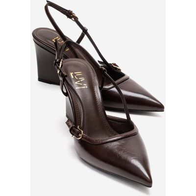Prologue Celia Spitzer Zehenbereich Keilabsatz Pumps (Damen) Braun EU 37 Prologue Celia Spitzer Zehenbereich Keilabsatz Pumps (Damen) Braun EU 37